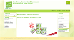 Desktop Screenshot of landkrone-shop.de